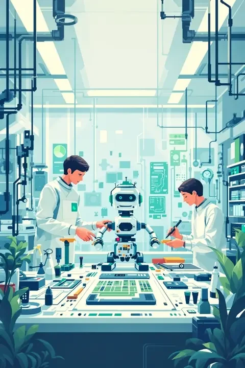 科创社的发明 - 科幻 科创社的发明 学院青春影片竖版海报